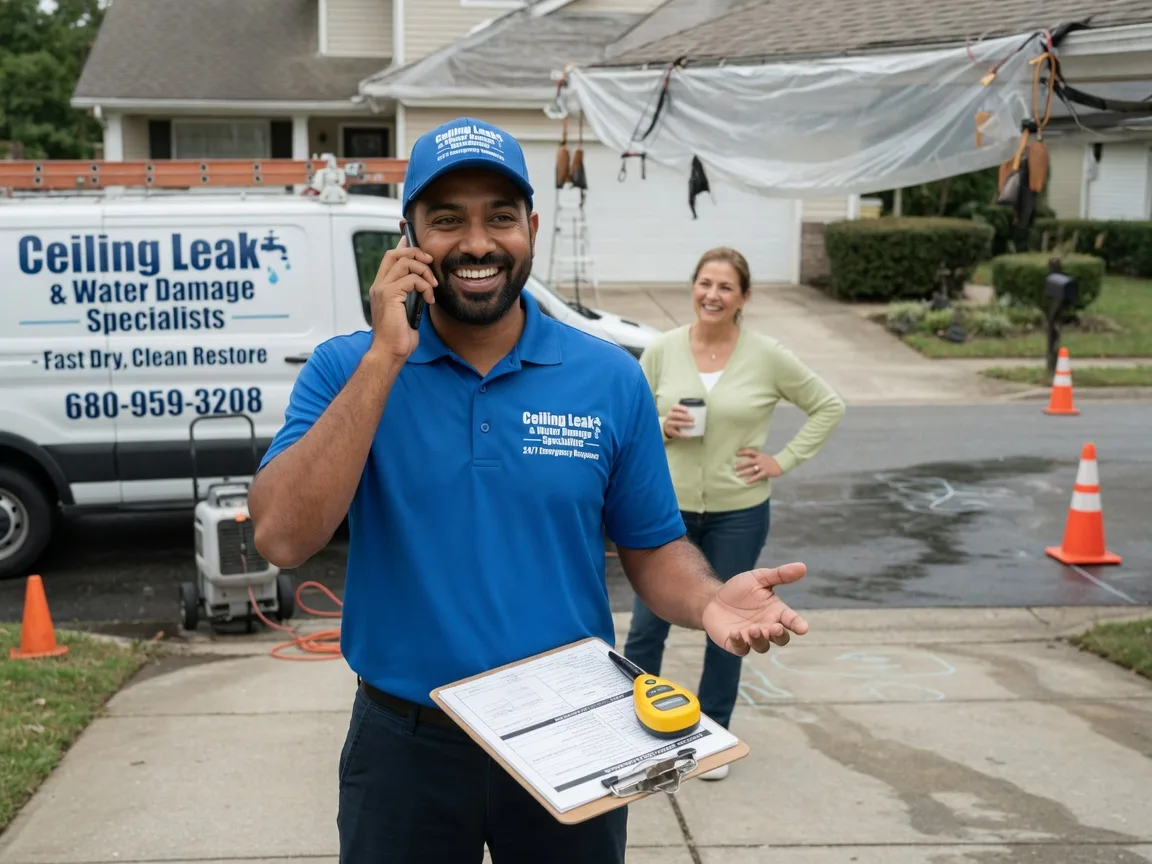 Ceiling Leak Cleanup Mountainhome, PA FAQs